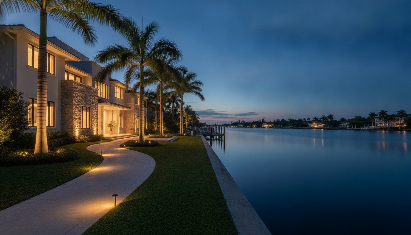 Bespoke Outdoor LED Lighting Design in Fort Lauderdale: A Luxury Buying Guide