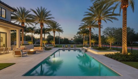 Boca Raton Backyard Lighting: Luxury Design Guide