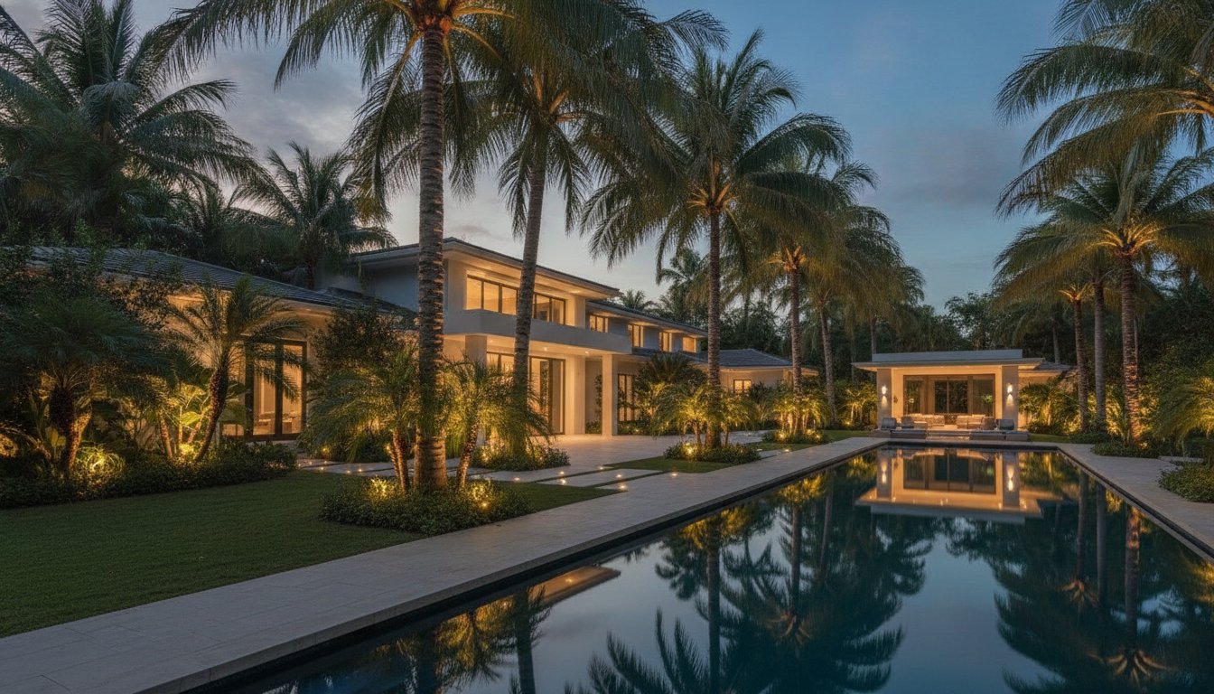 Professional vs DIY Landscape Lighting Cost in Florida: ROI & Value Guide