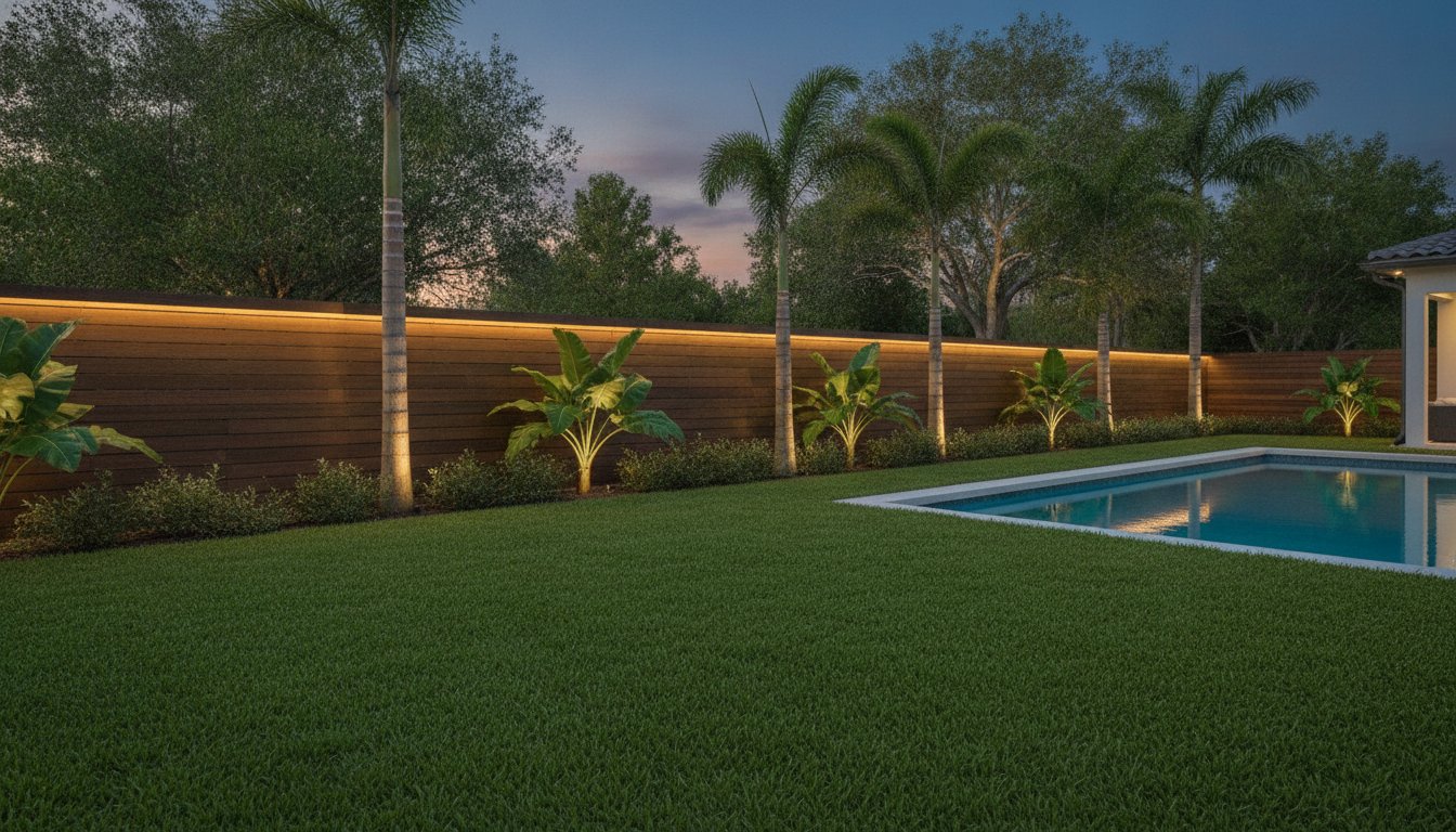 The Art of Fence Lighting Installation in South Florida: A Complete Guide